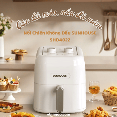 Nồi Chiên Không Dầu SUNHOUSE SHD4022