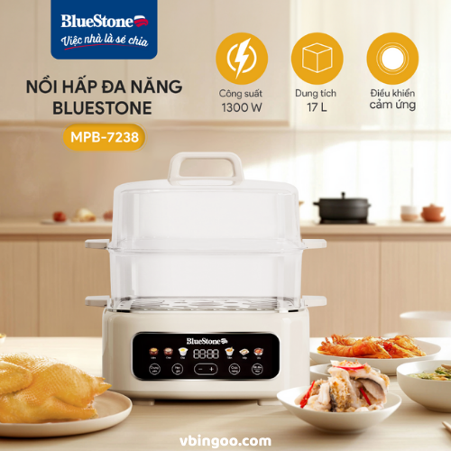 Noi Hap dien BlueStone MPB 7238 Nồi Hấp điện BlueStone MPB-7238