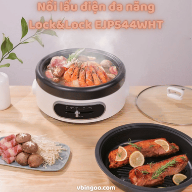 Nồi lẩu điện đa năng Lock&Lock EJP544WHT