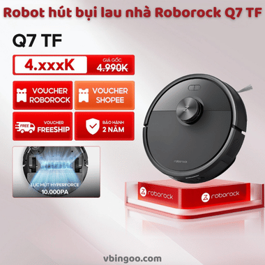 Robot hút bụi lau nhà Roborock Q7 TF