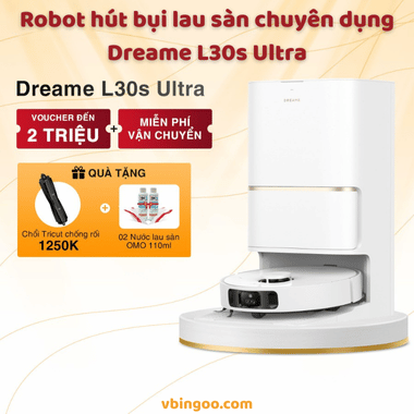 Robot hút bụi lau sàn chuyên dụng Dreame L30s Ultra