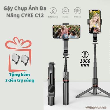 Gậy Chụp Ảnh Đa Năng CYKE C12