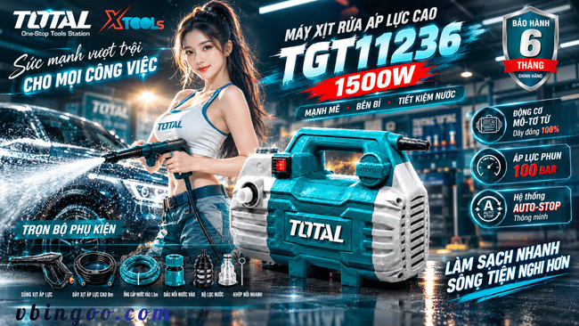 Review Top 5 Máy rửa xe gia đình chính hãng tốt nhất hiện nay 2026