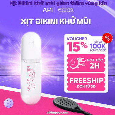 Xịt Bikini khử mùi giảm thâm vùng kín