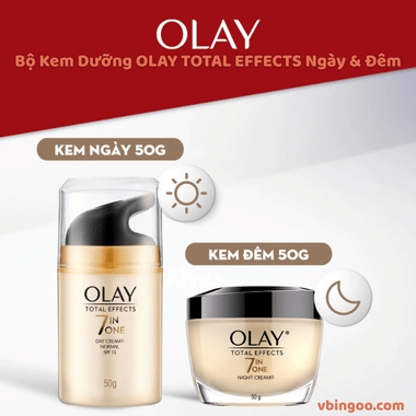 Bộ Kem Dưỡng OLAY TOTAL EFFECTS Ngày & Đêm