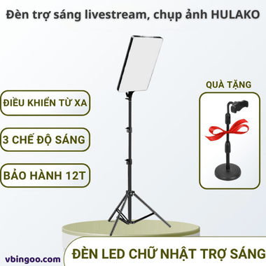 Đèn trợ sáng livestream, chụp ảnh HULAKO