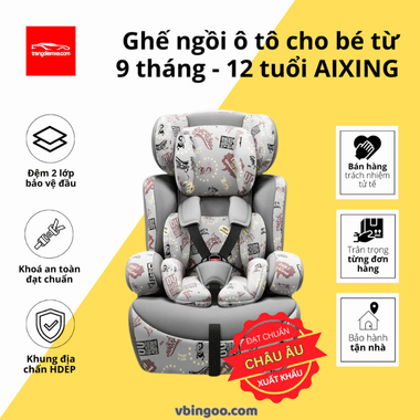 Ghế Ngồi Ô Tô Cho Bé Dày 2 Lớp Dày Bảo Vệ Đầu