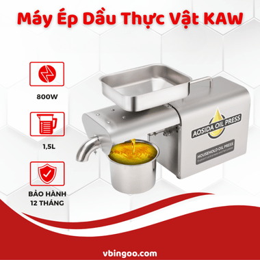 Máy Ép Dầu Thực Vật KAW