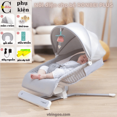 Nôi điện cho bé RONBEI PLUS