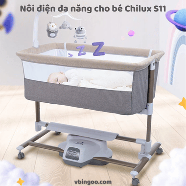 Nôi điện đa năng cho bé Chilux S11