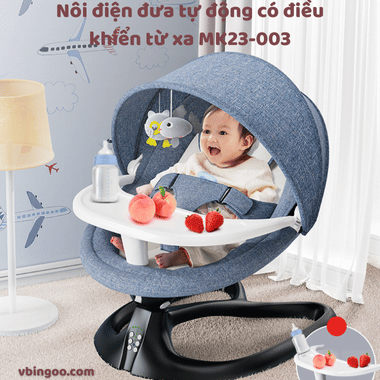 Nôi điện đưa tự động có điều khiển từ xa 