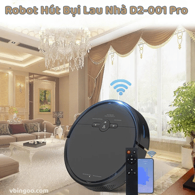 Robot Hút Bụi Lau Nhà D2-001 Pro
