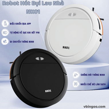 Robot Hút Bụi Lau Nhà NK01