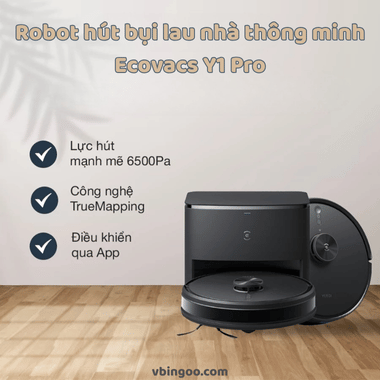 Robot hút bụi lau nhà thông minh Ecovacs Y1 Pro