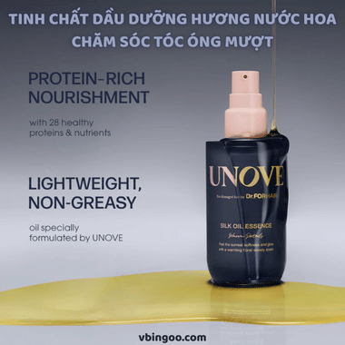 TINH CHẤT DẦU DƯỠNG HƯƠNG NƯỚC HOA CHĂM SÓC TÓC ÓNG MƯỢT