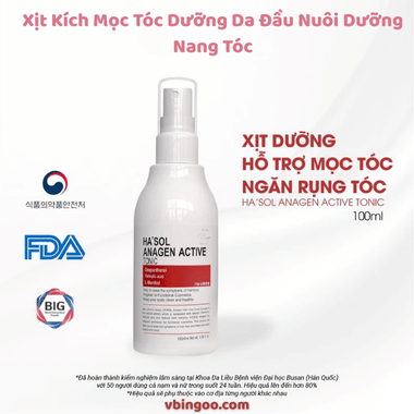 Xịt Kích Mọc Tóc Dưỡng Da Đầu Nuôi Dưỡng Nang Tóc