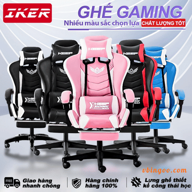 Ghế chơi Game, ghế Livestream xoay 360 độ