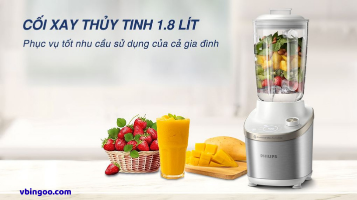 May Xay Sinh To Philips HR3760 01 Máy Xay Sinh Tố Philips HR3760/01
