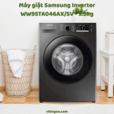 Máy giặt Samsung Inverter WW95TA046AX/SV - 9.5kg