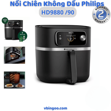 Nồi Chiên Không Dầu Philips HD9880 /90