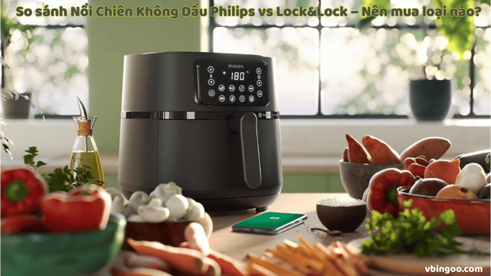 So sánh Nồi Chiên Không Dầu Philips vs Lock&Lock – Nên mua loại nào?