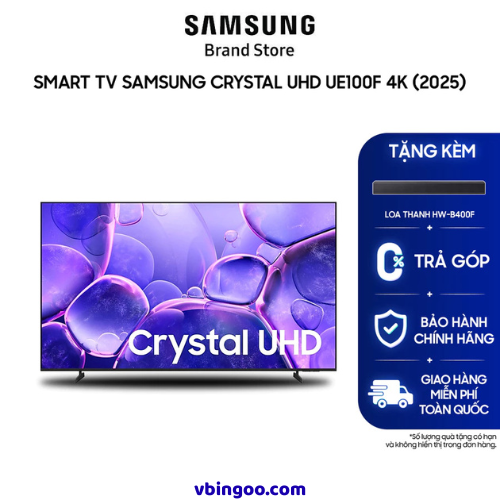 TV Samsung Crystal UHD UE100F 4K 2025 TV Samsung Crystal UHD UE100F 4K (2025)