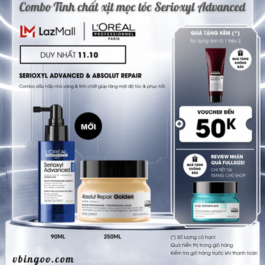 Combo Tinh chất xịt mọc tóc Serioxyl Advanced