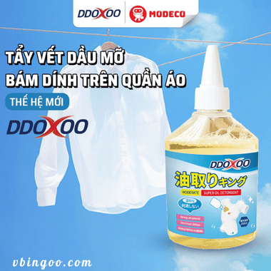 Nước Tẩy Dầu Mỡ Quần Áo DDOXOO Modeco