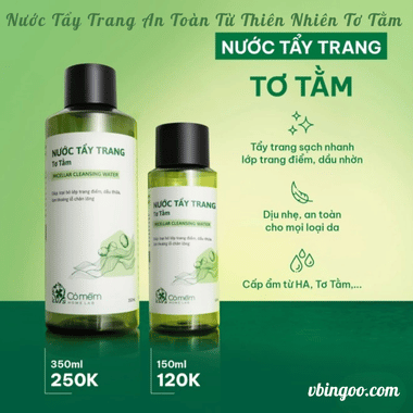 Nước Tẩy Trang An Toàn Từ Thiên Nhiên Tơ Tằm