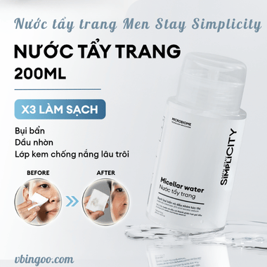 Nước tẩy trang Men Stay Simplicity