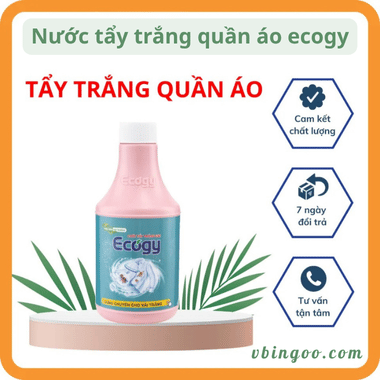 Nước tẩy trắng quần áo ecogy