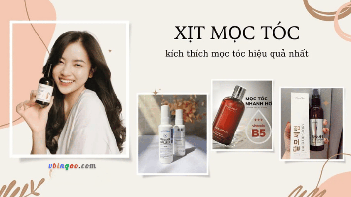 Review Top 5 xịt mọc tóc tốt nhất hiện nay 2025