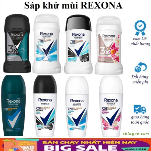 Sap khu mui nu rexona 72h Sáp khử mùi nữ rexona 72h