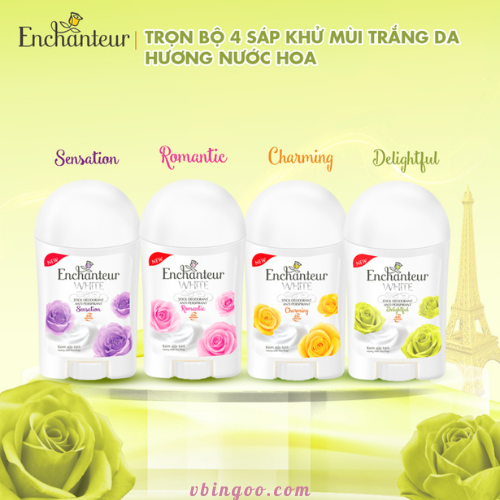 Sap khu mui trang da Enchanteur Charming Sáp khử mùi trắng da Enchanteur Charming