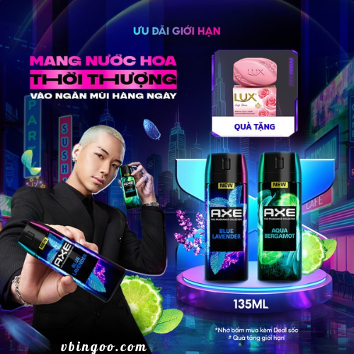 Sap ngan mui huong nuoc hoa cao cap AXE Sáp ngăn mùi hương nước hoa cao cấp AXE