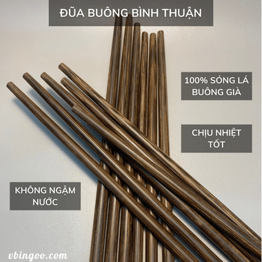 Sét 10 đôi ĐŨA BUÔNG MỘC BÌNH THUẬN
