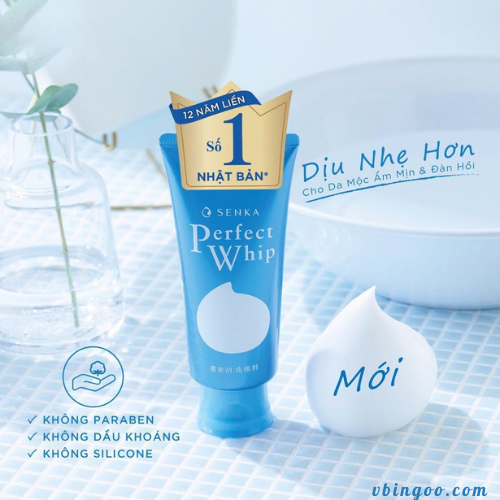 Sua Rua Mat Senka Perfect Whip Sữa Rửa Mặt Senka Perfect Whip
