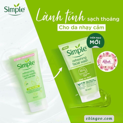 Sua Rua Mat Simple Sữa Rửa Mặt Simple