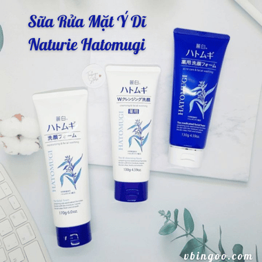 Sữa Rửa Mặt Ý Dĩ Naturie Hatomugi