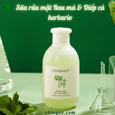 Sữa rửa mặt Rau má & Diếp cá herbario