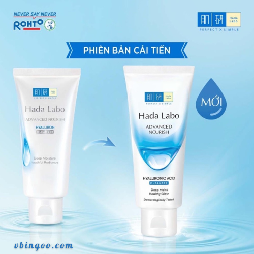 Sua rua mat duong am toi uu Hada Labo Sữa rửa mặt dưỡng ẩm tối ưu Hada Labo