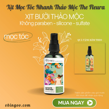 Xịt Mọc Tóc Nhanh Thảo Mộc The Fleura