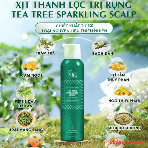 Xit kich thich moc toc Nc Petra Tea Tree Xịt kích thích mọc tóc Nc Petra Tea Tree