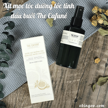 Xịt mọc tóc dưỡng tóc tinh dầu bưởi The Cafuné