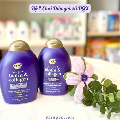 Bo 2 Chai Dau goi xa OGX Bộ 2 Chai Dầu gội xả OGX
