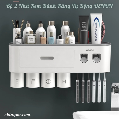 Bộ 2 Nhả Kem Đánh Răng Tự Động OENON