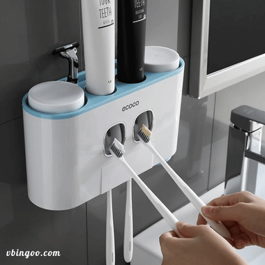 Bộ Nhả Kem Đánh Răng ECOCO 4 Cốc