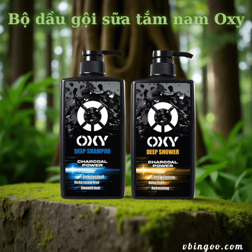 Bo dau goi sua tam nam Bộ dầu gội sữa tắm nam Oxy