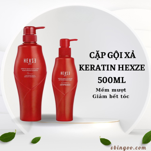 Cap doi dau goi xa HEXZE Cặp đôi dầu gội xả HEXZE
