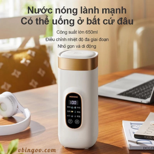 Cốc nước nóng điện 650ml